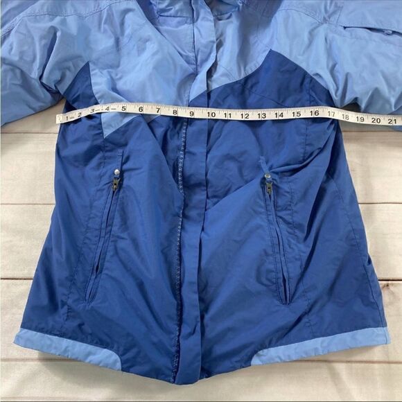 Columbia Womens Blue Omni Tech Interchange Waterproof Windbreaker Jacket Size M - Picture 5 of 13